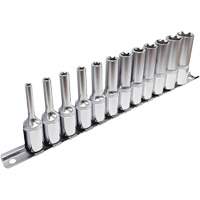 External TORX&reg; Socket Set, 12 Pcs, 3/8" Drive Size, Deep Fastek