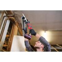 Cordless Compact One-Handed Reciprocating Saw (Tool Only), 18 V, Lithium-Ion Battery, 0-3000 SPM Fastek