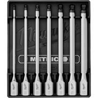 Long Metric Bit Socket Set, Hex Ball, 3/8" Drive, 7 Pcs Fastek