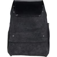 Sac robuste Phantom pour clous et outils, Cuir, 10 pochettes, Noir Fastek