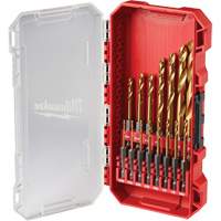 SHOCKWAVE Impact-Duty Drill Bit  Set, 15 Pieces, Titanium Fastek