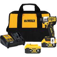 MAX* XR&reg; 3-Speed Impact Driver Kit, 1/4", 1825 in-lbs Max. Torque, 20 V, Lithium-Ion Fastek