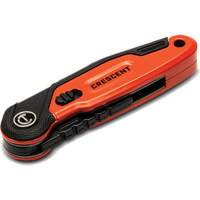 Couteau utilitaire pliant, 1" lame, lame en Acier, poign&eacute;e en Aluminium Fastek