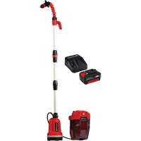 Cordless Clean Water Rain Barrel Pump with 4Ah Battery & Charger Starter Kit, 18 V, 792.5 GPH Fastek