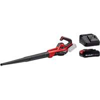 Cordless 110 CFM Universal Blower with 2.5Ah Battery & Charger Starter Kit, 18 V, 155.34 MPH Output, Battery Powered Fastek