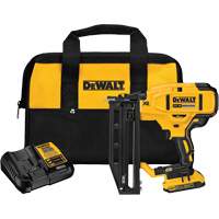 XR&reg; 16 GA Cordless Straight Finish Nailer Kit, 20 V, Lithium-Ion Fastek