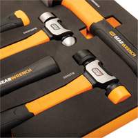 Mixed Hammer Set in Foam Storage Tray, 5 Pieces Fastek