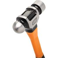 Ball Pein Hammer, 32 oz. Head Weight, Plain/Polished Face, Fibreglass Handle Fastek