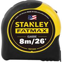 FATMAX&reg; Tape Measure, 1-1/4" x 26'/8 m, Imperial & Metric Graduations Fastek
