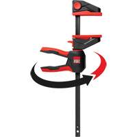One-Hand Bar Trigger Clamps with 360° Rotating Handle, 4-1/2" (114.3 mm) Fastek
