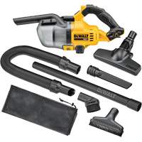 Aspirateur &agrave; main sans fil pour d&eacute;chets secs, 20 V, Capacit&eacute; 0,18 gal Fastek