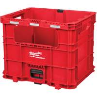 PACKOUT XL Crate, 15-3/4" x 18-5/8" x 15", Black/Red Fastek