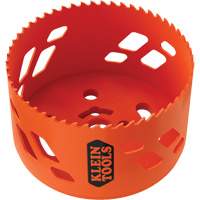 Hole Saw, 3-1/2", 2" Depth of Cut, Bi-Metal Fastek