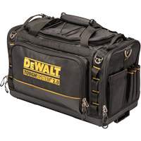 ToughSystem&reg; 2.0 Dirt Repellent Jobsite Tool Bag, 1680 Denier, 50 Pockets, Black/Yellow Fastek