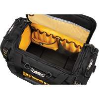 ToughSystem&reg; 2.0 Dirt Repellent Jobsite Tool Bag, 1680 Denier, 50 Pockets, Black/Yellow Fastek