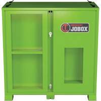 Armoire de rangement d'&eacute;PI sur place, Acier, Vert lime haute visibilit&eacute; Fastek
