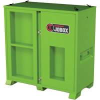 Armoire de rangement d'&eacute;PI sur place, Acier, Vert lime haute visibilit&eacute; Fastek