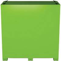 Armoire ventil&eacute;e pour le rangement d'&eacute;PI sur place, Acier, Vert lime haute visibilit&eacute; Fastek