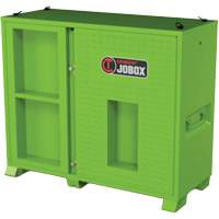 Armoire ventil&eacute;e pour le rangement d'&eacute;PI sur place, Acier, Vert lime haute visibilit&eacute; Fastek