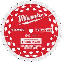 Thick Kerf Framing Circular Saw Blade, 10-1/4", 28 Teeth, Wood Use Fastek