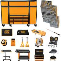 MEGAMOD Mechanics Tool Set in Premium Modular Foam Trays with Tool Storage & Shop Equipment, 1858 Pieces Fastek