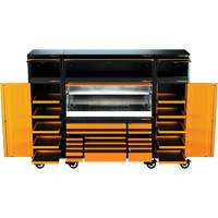 MEGAMOD Mechanics Tool Set in Premium Modular Foam Trays with Tool Storage & Shop Equipment, 1858 Pieces Fastek