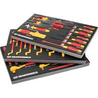 Jeu d'outils VDE isol&eacute;s, 1000 V, 72 M Fastek