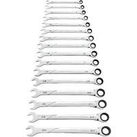 120XP Universal Spline XL Wrench Set, Ratcheting Combination, 16 Pieces, Metric Fastek