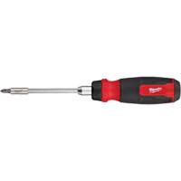 Tournevis &agrave; cliquet 14-en-1 &agrave; embouts multiples avec porte-embout de 1/4", 10-11/100" lo, Prise Coussin&eacute;e Fastek