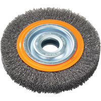 Brosse rotative, 7" dia., Fils 0,118", Arbre 1-1/4" Fastek