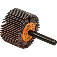 Flap Wheels-Coolcut Flap Wheels, Aluminum Oxide, 60 Grit, 1-1/2" x 1" x 1/4" Fastek