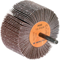 Flap Wheels-Coolcut Flap Wheels, Aluminum Oxide, 80 Grit, 3" x 1-1/2" x 1/4" Fastek