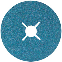 Topcut Sanding Disc, Zirconium, 24, 5" Dia x 7/8" Arbor Fastek