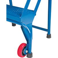 Portable Folding Ladder, 2 Steps, Perforated, 20" High Fastek