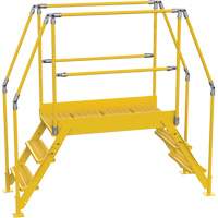 Crossover Ladder, 78-1/2" Overall Span, 30" H x 48" D, 24" Step Width Fastek
