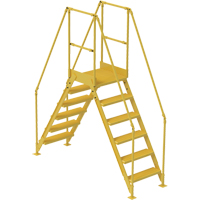 Crossover Ladder, 92" Overall Span, 60" H x 24" D, 24" Step Width Fastek