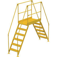 Crossover Ladder, 116" Overall Span, 60" H x 48" D, 24" Step Width Fastek