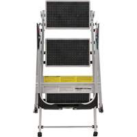 Tilt & Roll Step Stool Ladder, 3 Steps, 34" x 22" x 50.75" High VD439 | Fastek