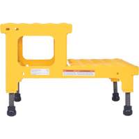 Adjustable Step-Mate Stand, 2 Step(s), 23-13/16" W x 22-7/8" L x 15-1/4" H, 500 lbs. Capacity Fastek