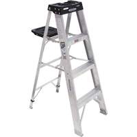 Step Ladder, 4', Aluminum, 300 lbs. Capacity, Type 1A VD558 | Fastek