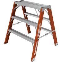 Buildman™ Step-up Workbench, 3' H x 34.75" W x 33.25" D, 300 lbs. Capacity, Fibreglass VD700 | Fastek