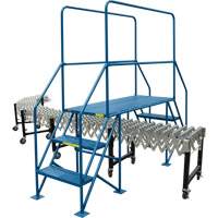 Crossover Ladder, 35-1/2" Overall Span, 31-1/2" H x 22" D, 22" Step Width Fastek