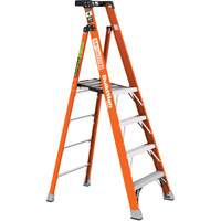 Safespace Platform Step Ladder, 4', 300 lbs. Cap. Fastek