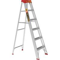 Step Ladder, 6', Aluminum, 200 lbs. Capacity, Type 3 Fastek