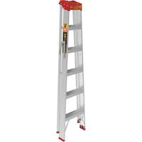 Step Ladder, 6', Aluminum, 200 lbs. Capacity, Type 3 Fastek