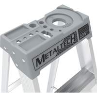 Step Ladder with Paint Tray, 10', Aluminum, 225 lbs. Capacity, Type 2 Fastek