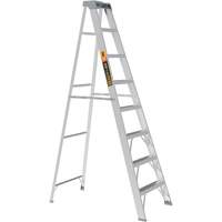 Step Ladder, 8', Aluminum, 225 lbs. Capacity, Type 2 Fastek