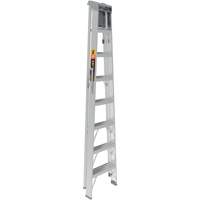 Step Ladder with Paint Tray, 8', Aluminum, 225 lbs. Capacity, Type 2 Fastek