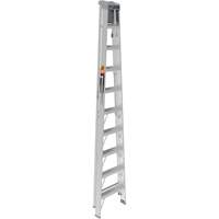 Step Ladder with Paint Tray, 10', Aluminum, 225 lbs. Capacity, Type 2 Fastek