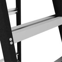 Step Ladder with Paint Tray, 10', Fibreglass, 250 lbs. Capacity, Type 1 Fastek